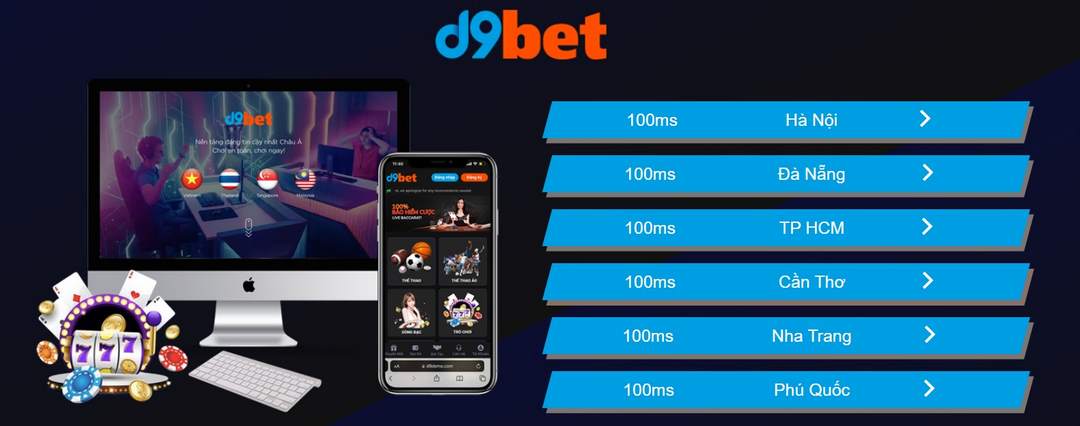 D9bet với những tiện ích hàng đầu